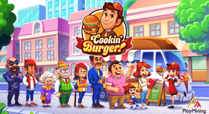 DEA社のPlayMiningのCookin' BurgerのNFTゲームの画像